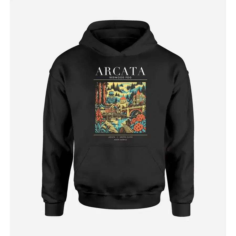 ARCATA - Poster - Premium Hoodie - Black
