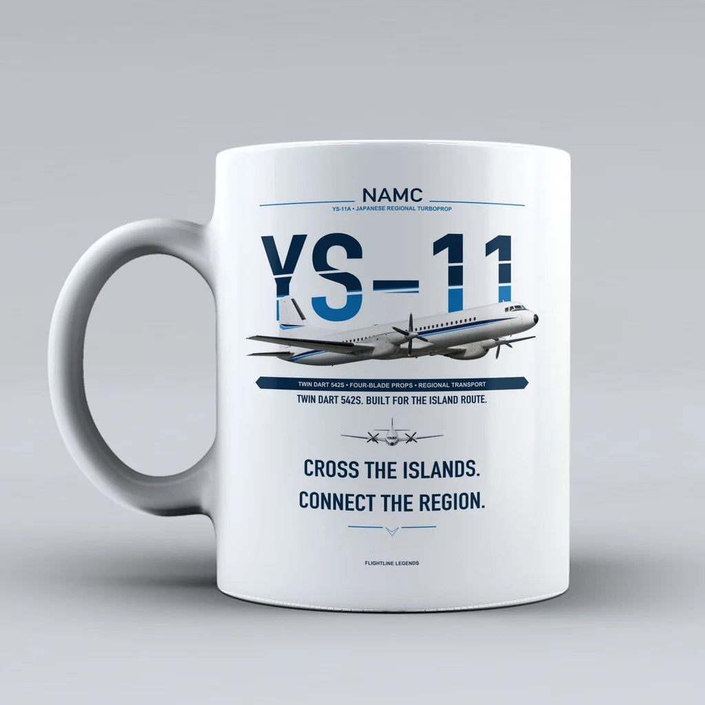 YS-11A Mug design on white namc