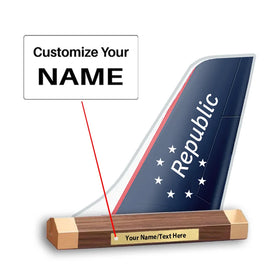 Republic Airlines Tail Logo Desk Models