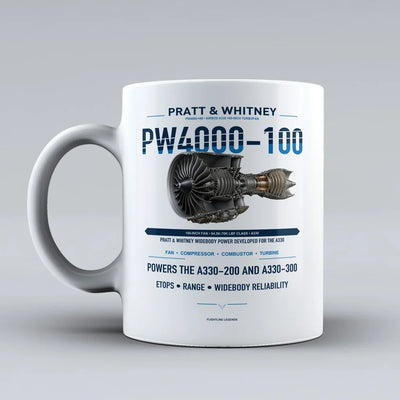 Mug design on white pw4000 100