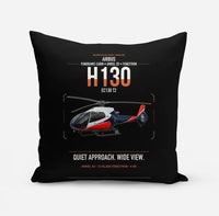 Thumbnail for Airbus H130 design on black pillow