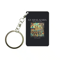 Thumbnail for GUADALAJARA - Poster - Key Chain - Black