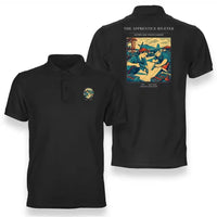 Thumbnail for VINTAGE G4530 - The Apprentice Riveter - Double-Side Polo T-Shirt design on black