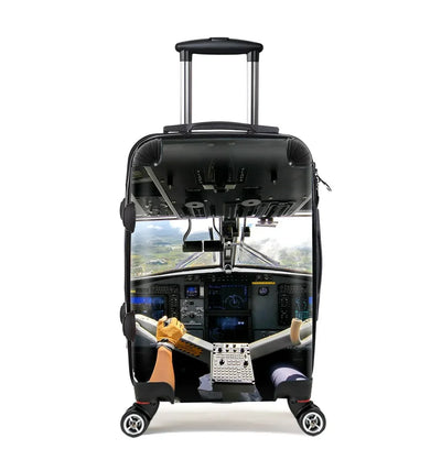 Fantastic Cockpit Shot Cabin Size aviation luggage in durable shell.