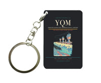 Thumbnail for Greater Moncton International Airport (YQM) design on black key chain