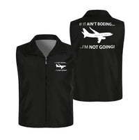 Thumbnail for If It Ain't Boeing I'm Not Going! Thin Style aviation design printed on lightweight shell with sleeveless design thin vest.
