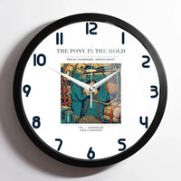 Thumbnail for VINTAGE G4235 - The Pony In The Hold - Designed Wall Clocks design on white framed