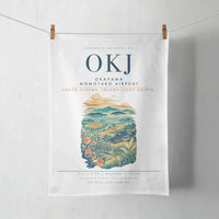 Thumbnail for Okayama Momotaro Airport (OKJ) design on white towel