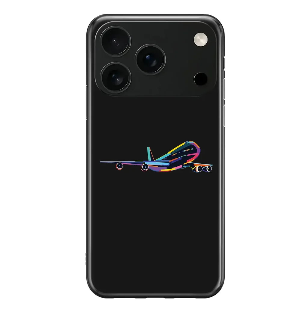 Multicolor Airplane iPhone Case