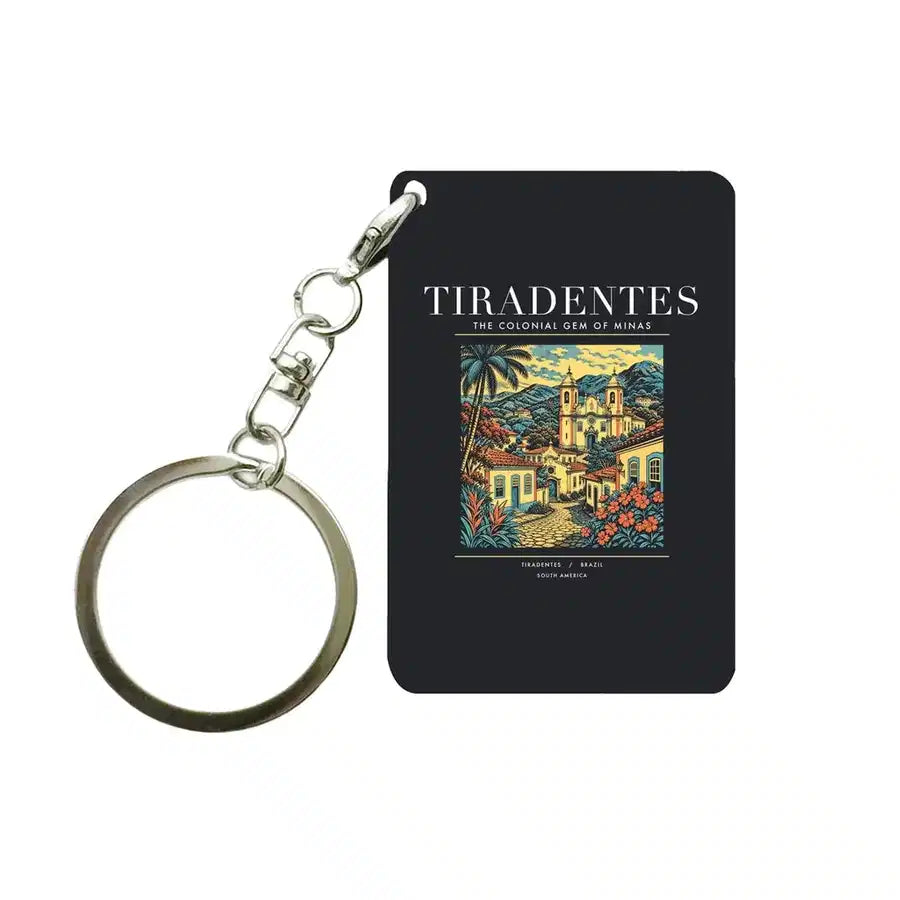 TIRADENTES - Poster - Key Chain - Black