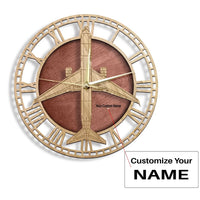 Thumbnail for Boeing 767-300 aviation design on premium wood wooden wall clock.
