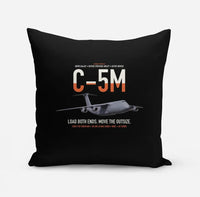 Thumbnail for C-5M Super Galaxy design on black pillow