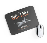 Thumbnail for WC-130J Hurricane Hunter design on black rectangle mouse pad