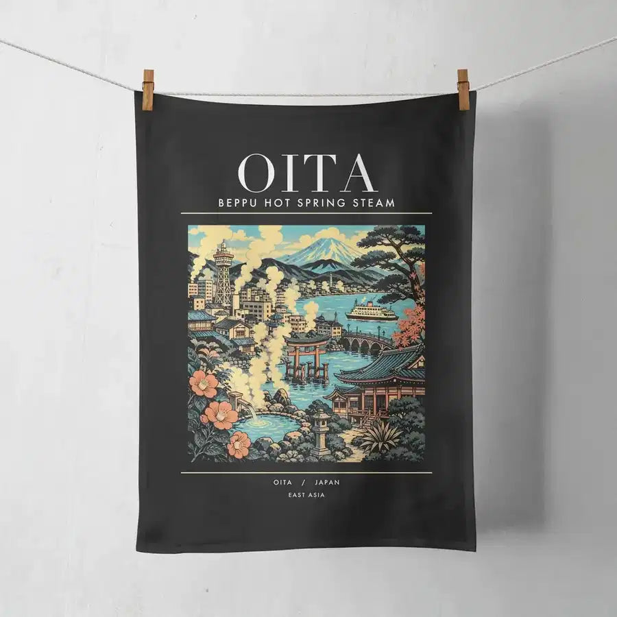 OITA - Poster - Towel - Black