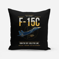 Thumbnail for F-15C Eagle design on black pillow