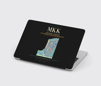 Thumbnail for Molokai Airport (MKK) design on black MacBook case