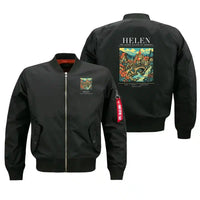 Thumbnail for HELEN - Poster - Bomber Jacket - Black
