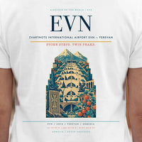 Thumbnail for Zvartnots International Airport (EVN) double-side t-shirt design close-up cover