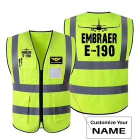 Embraer E-190 & Plane Reflective Vests
