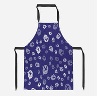 Thumbnail for Airplane Notification Theme aviation design on durable cotton blend kitchen apron.