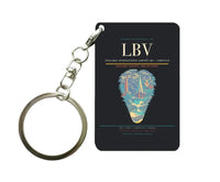 Thumbnail for Leon-Mba International Airport LBV — Libreville Key Chain design on black key chain