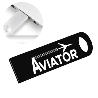 Aviator aviation design on durable waterproof casing waterproof USB device.