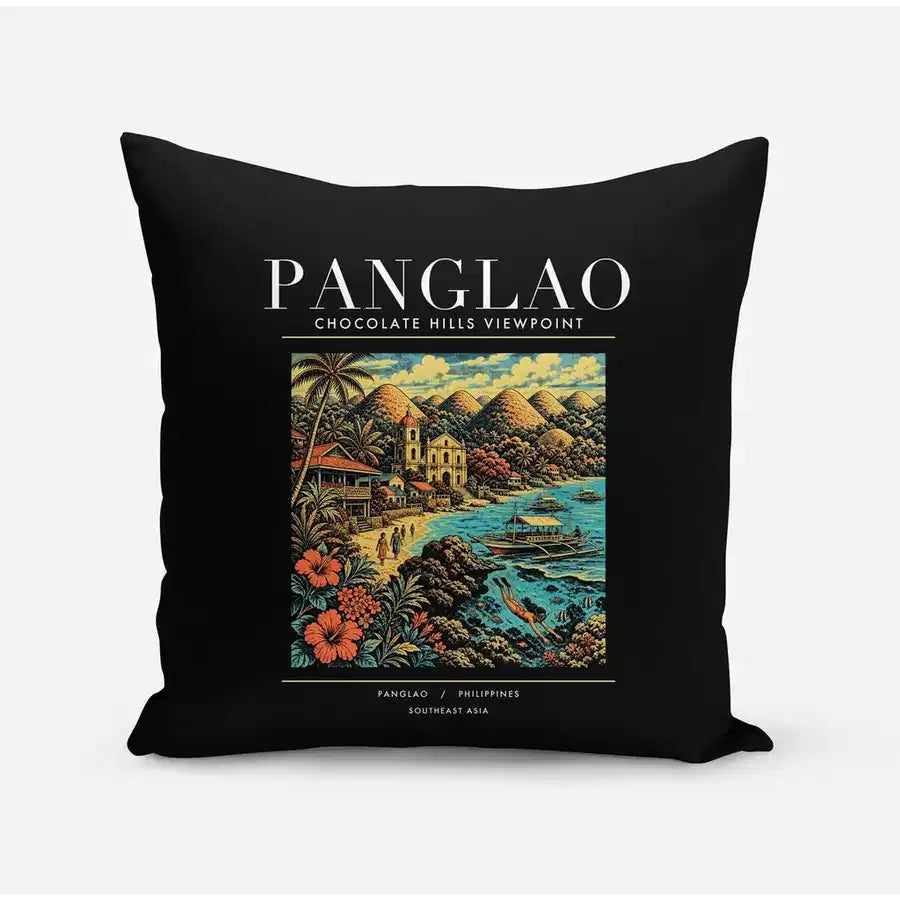 PANGLAO - Poster - Pillow - Black