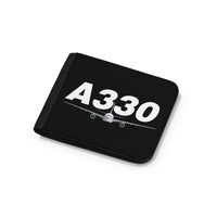 Thumbnail for Super Airbus A330 aviation wallet in leather.