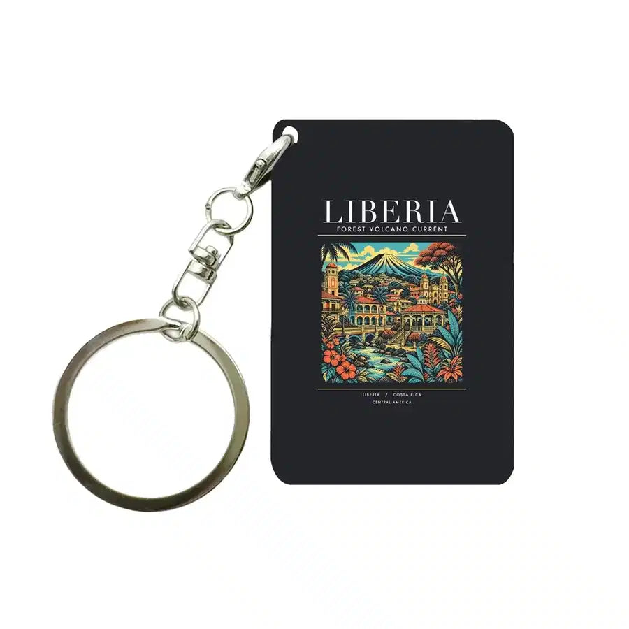 LIBERIA - Poster - Key Chain - Black