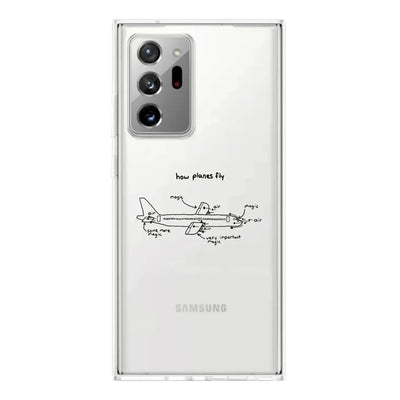 How Planes Fly Transparent Silicone Samsung Case