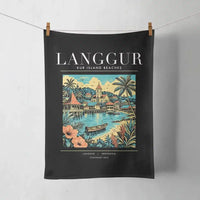 Thumbnail for LANGGUR - Poster - Towel - Black