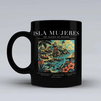 Thumbnail for ISLA MUJERES - Poster - Mug - Black
