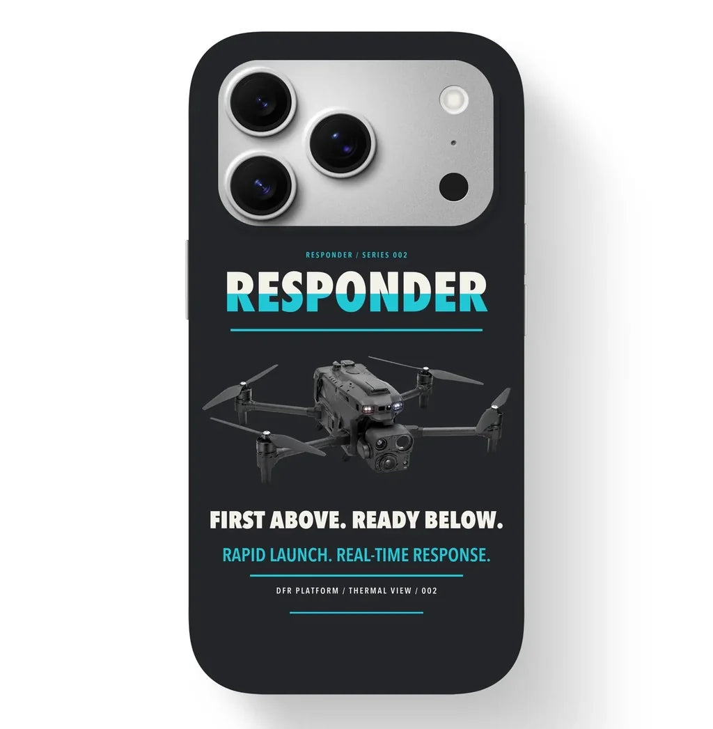 BRINC Responder Case design on black iphone case