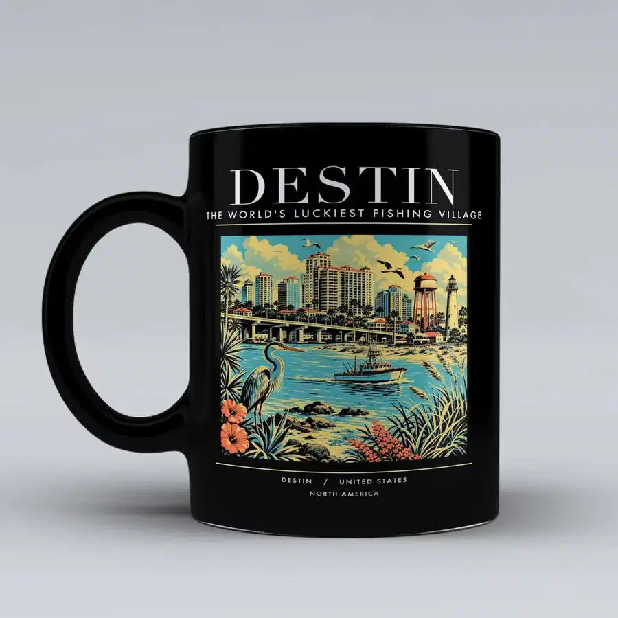 DESTIN - Poster - Mug - Black