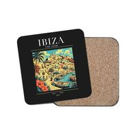 Thumbnail for IBIZA - Poster - Coaster - Black