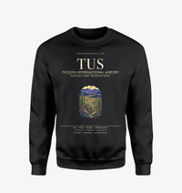 Thumbnail for Tucson International Airport (TUS) design on black sweatshirt