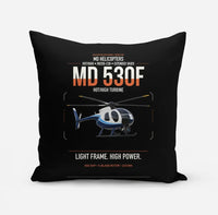 Thumbnail for MD Helicopters MD 530F design on black pillow