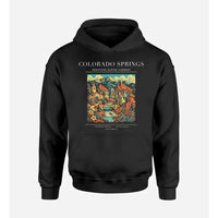 Thumbnail for COLORADO SPRINGS - Poster - Premium Hoodie - Black