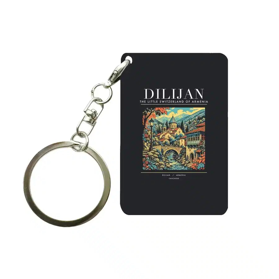 DILIJAN - Poster - Key Chain - Black