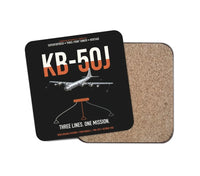 Thumbnail for KB-50J Superfortress design on black 1 piece coaster