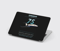 Thumbnail for Bombardier Learjet 75 Liberty design on black MacBook case