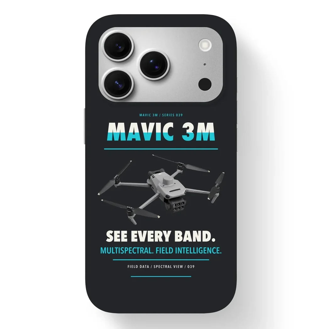 DJI Mavic 3 Multispectral Case design on black iphone case