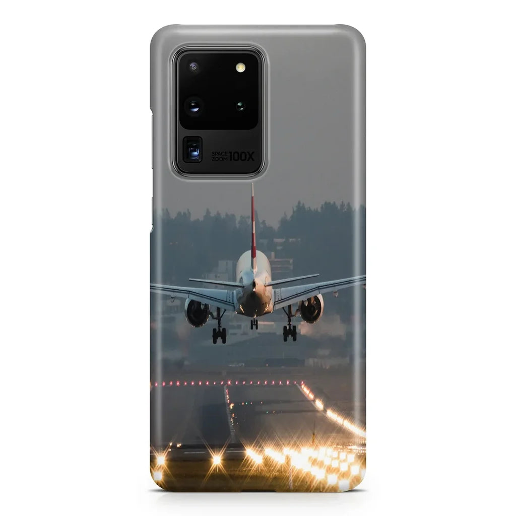 Magnificent Airplane Landing Samsung Case