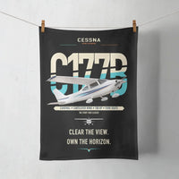 Thumbnail for Cessna 177B Cardinal design on black towel