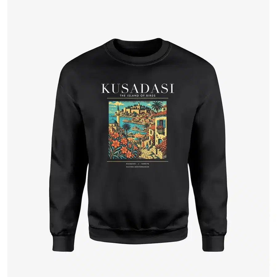 KUSADASI - Poster - Sweatshirt - Black
