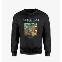Thumbnail for KUSADASI - Poster - Sweatshirt - Black