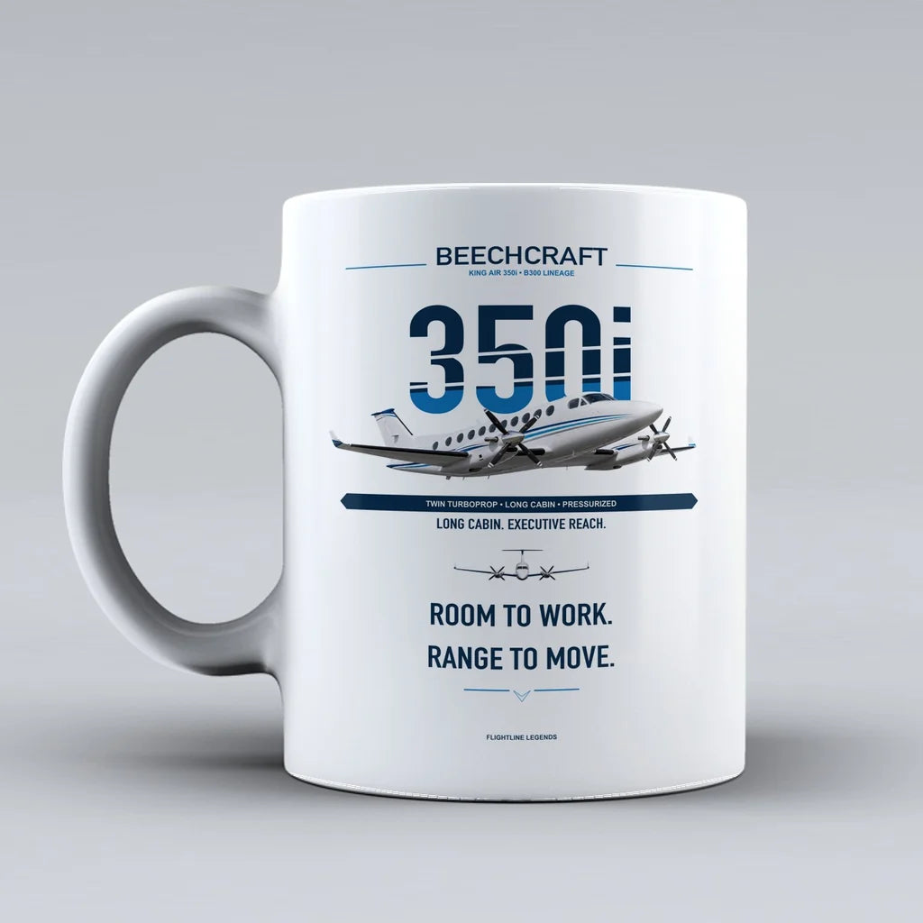 Air 350i Mug design on white king
