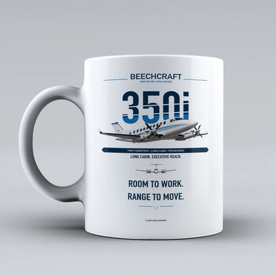 Air 350i Mug design on white king