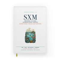Thumbnail for Princess Juliana International Airport Sint Maarten (SXM) design on white notebook