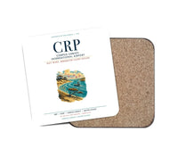 Thumbnail for Corpus Christi International Airport (CRP) design on white 1 piece coaster